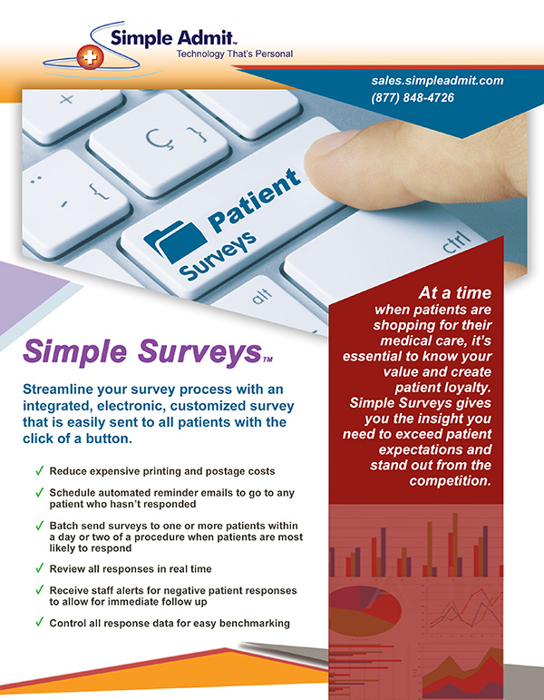 simple surveys simple admit